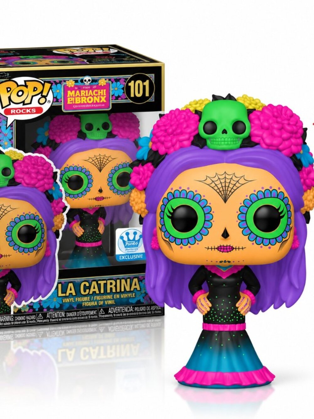 Funko POP La Catrina Blacklight Dia de Los Muertos Exclusive Vinyl Figure